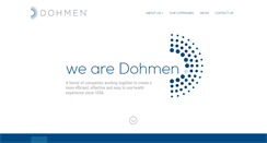 Desktop Screenshot of dohmen.com