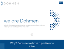 Tablet Screenshot of dohmen.com